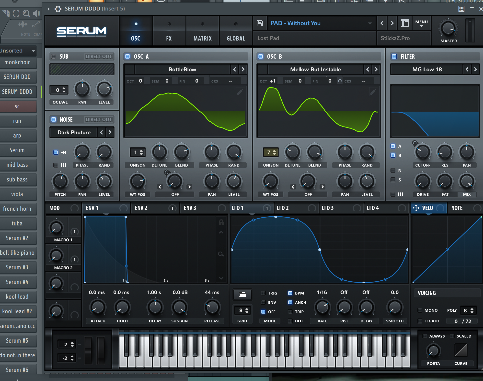 Serum wavetable synthesizer